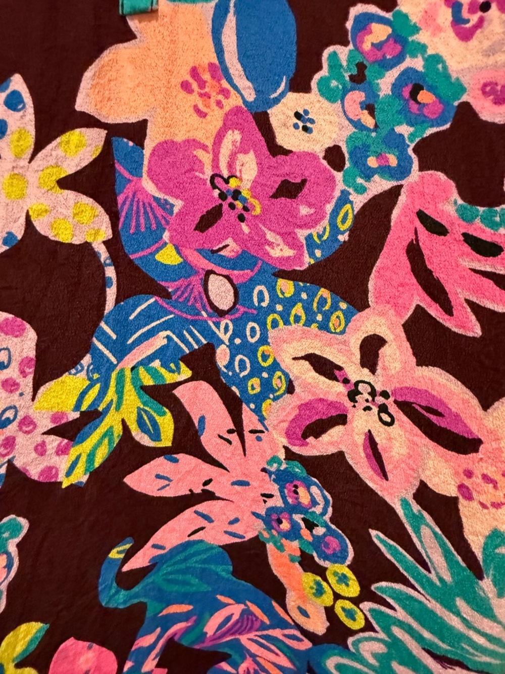 Lilly Pulitzer Elsa 100% Silk Blouse XXL - Picture 4 of 4